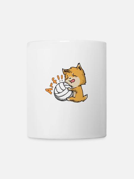 Fuchs Volleyball - Tasse - Weiß