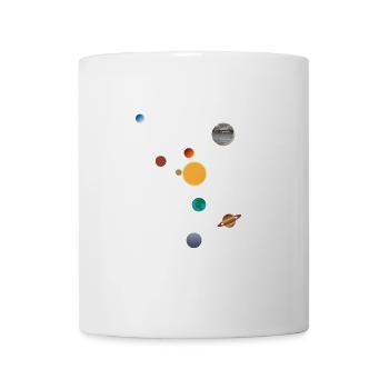 Sonnensystem - Tasse - Weiß - Vorne