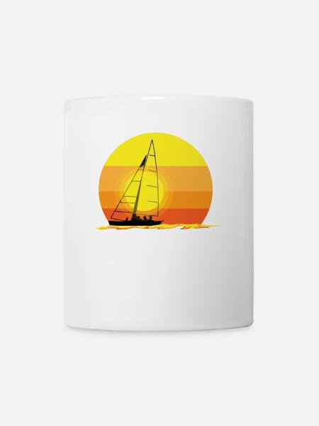 SEGELBOOT - Tasse - Weiß