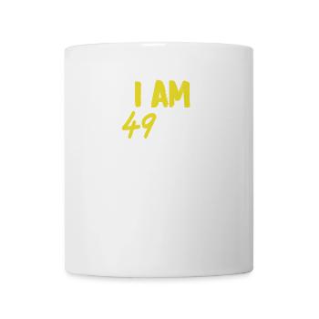 Cadeau tournant de 50 - Mug blanc - blanc - Devant