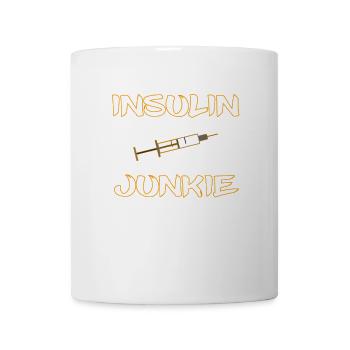 Diabetes Insulin Syringe Sick Help Blood Gift - Mug - white - Front
