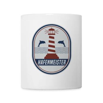 Harbor master design nautical maritime lighthouse - Mug - white - Front