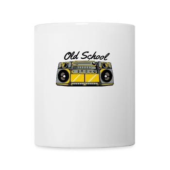 Old School Boom Box For Hip Hop Music - Mug - white - Front