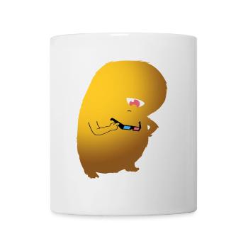 3D eyewear monster - Mug - white - Front
