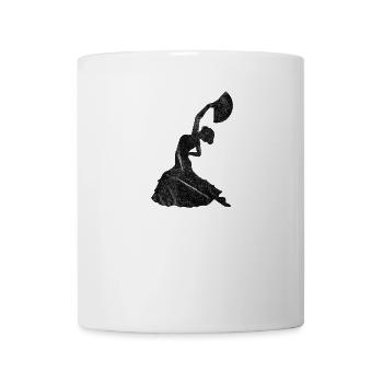 Flamenco Dancer / Flamenco Dance in Black - Mug - white - Front