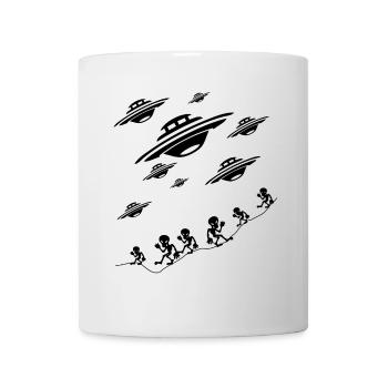 UFOS - Mug blanc - blanc - Devant