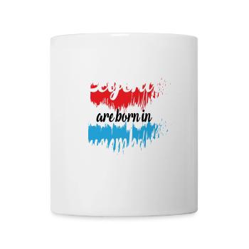 Les légendes sont nées au Luxembourg - Mug blanc - blanc - Devant