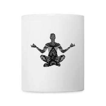Yoga - Tasse - Weiß - Vorne