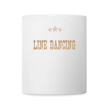 This Is My Line Dancing Shirt Geschenk Idee - Tasse - Weiß - Vorne