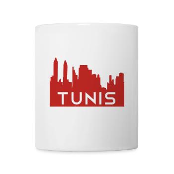 Tunis Skyline Souvenir T-Shirt - Mug - white - Front