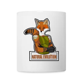 Évolution - Mug blanc - blanc - Devant