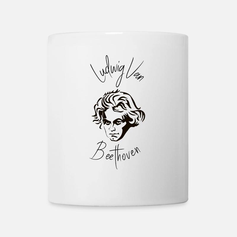 Ludwig van Beethoven - Composer, Classical Music - Mug - white