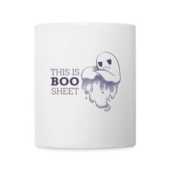 T-shirt d'Halloween - T-shirt Ghost - Drôle - Mug blanc - blanc - Devant