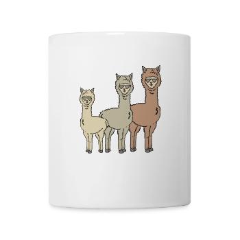 Alpaga Alpaga Préparez-vous à l'Alpacalypse - Mug blanc - blanc - Devant