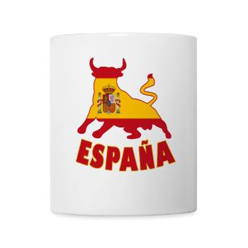 Spain / Espana Bull Flag Gift - Mug - white - Front