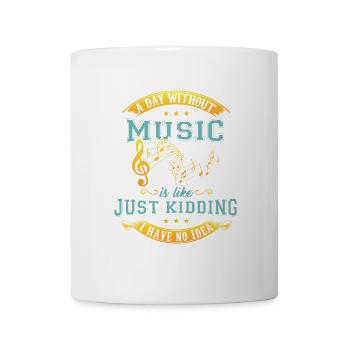 Music Life Musical Musician Gift - Mug blanc - blanc - Devant