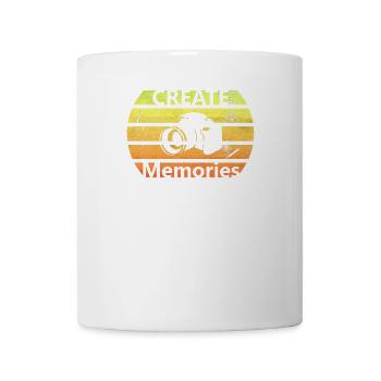 Photographer - Create Memories Camera T-Shirt Gift - Mug - white - Front