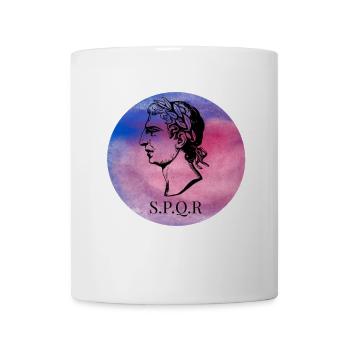Rom S.p.q.r spqr Forum Romanum Caesar - Tasse - Weiß - Vorne