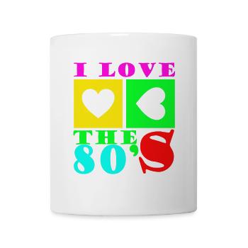 I Love The 80s - Mug - white - Front