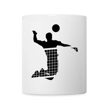 volleyball_3 - Mug blanc - blanc - Devant