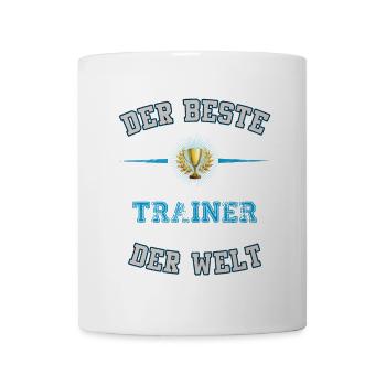 Der Beste Trainer der Welt. Geschenk für Trainer. - Tasse - Weiß - Vorne