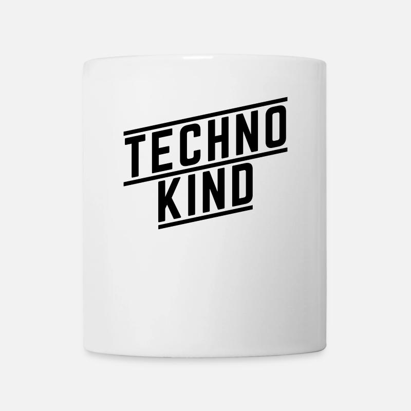 Techno Kind Geschenk - Tasse - Weiß