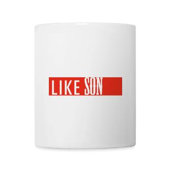 Like Father Like Son Motocross Biker - Tasse - Weiß - Vorne