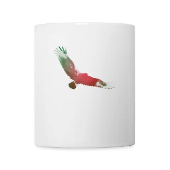 Silhouette Trippy Eagle Magique - Mug blanc - blanc - Devant