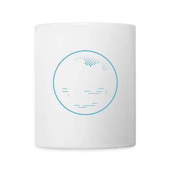 Beste Freunde Fäuste Badge - Tasse - Weiß - Vorne