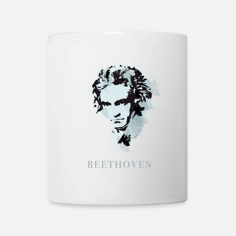 beethoven klassik musik komponist konzert taub pop - Tasse - Weiß