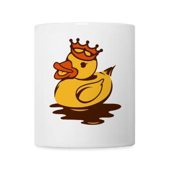 Eine Gummiente mit Krone - Tasse - Weiß - Vorne