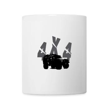 4x4 - Tasse - Weiß - Vorne