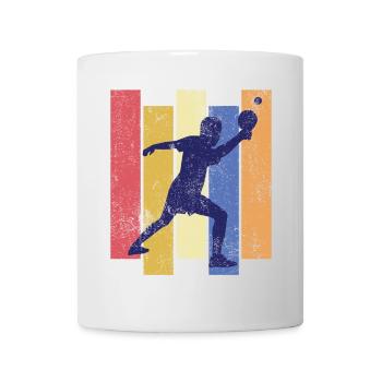 Table tennis Table tennis players - Mug - white - Front