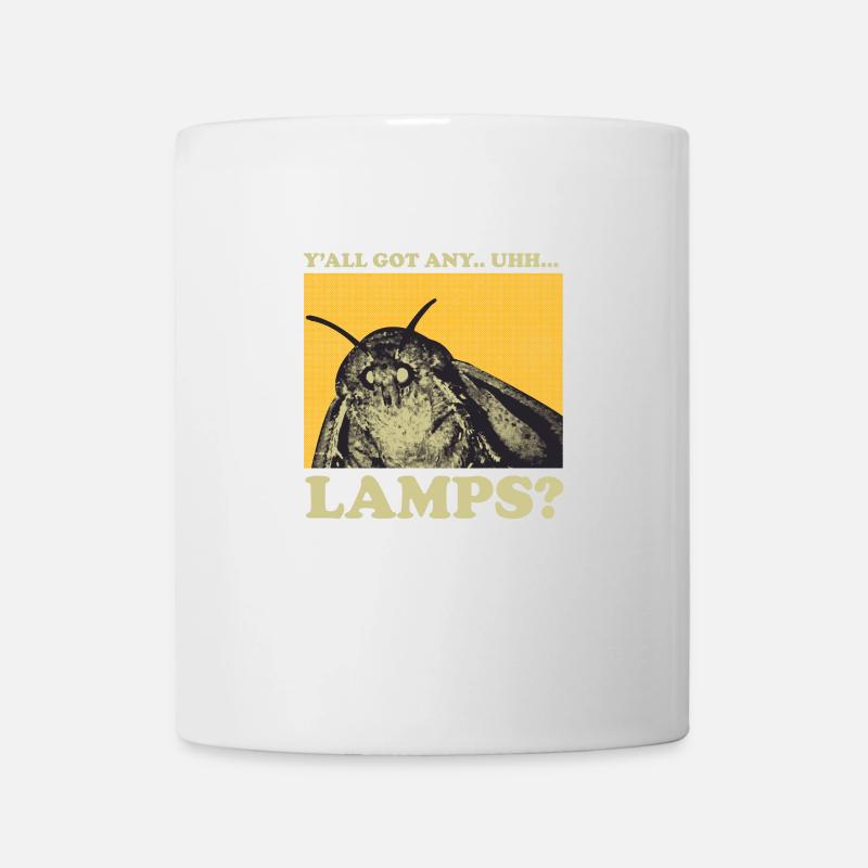 Moth Moth Moth Lamp Meme Butterfly Gift - Mug - white