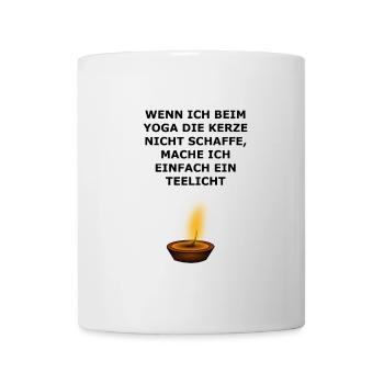 Yoga Fitness Saying Sport Funny Gift - Mug - white - Front