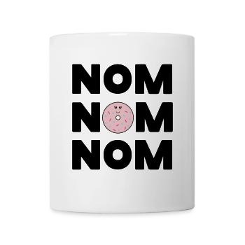 NOM NOM NOM DONUT GESCHENK - Tasse - Weiß - Vorne