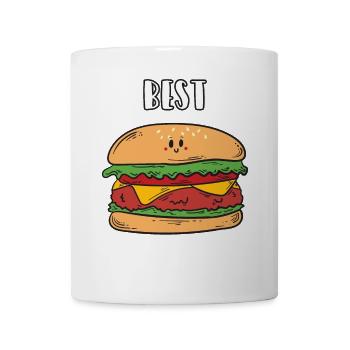 Beste Freunde Best Burger Hamburger Geschenk - Tasse - Weiß - Vorne