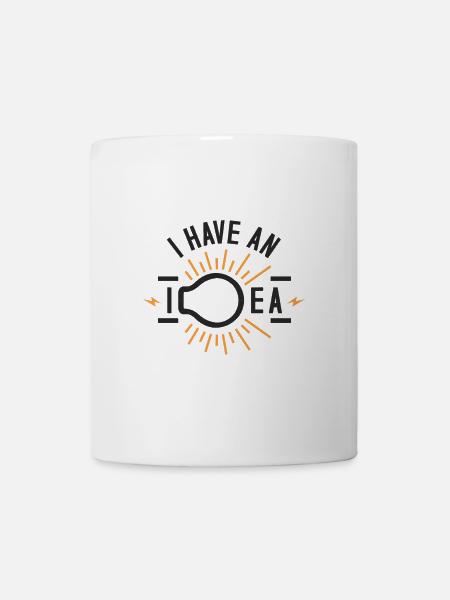 idée - Mug blanc - blanc