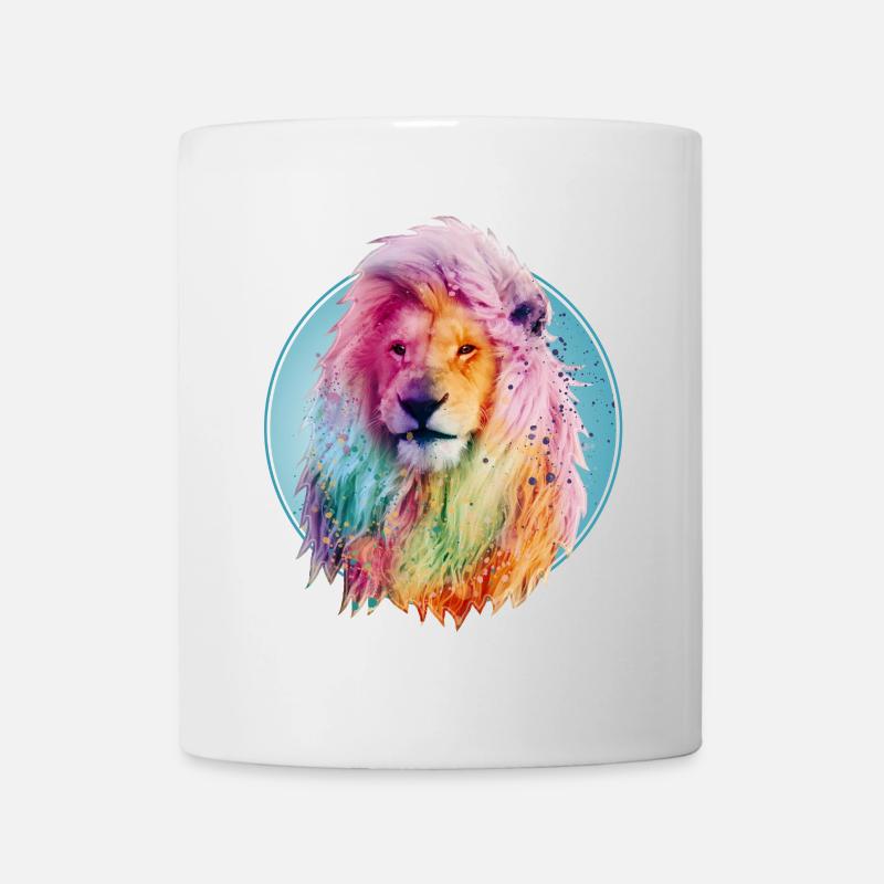 lion - Mug - white