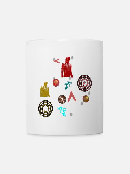 Science fiction colorée - Mug blanc - blanc
