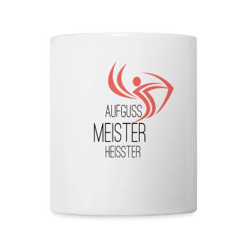 Sauna Meister heisster  - Tasse - Weiß - Vorne