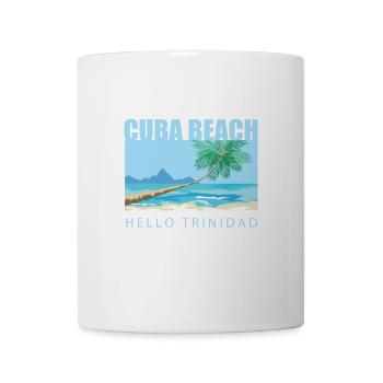 Cuba Beach - Mug blanc - blanc - Devant