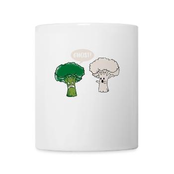 Funny Broccoli Cauliflower Ghost Ghost Gift - Mug - white - Front