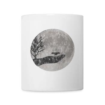 Mücke Zeichnung Used Look - Tasse - Weiß - Vorne