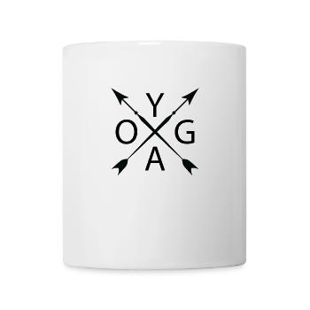 Yoga Yogi - Tasse - Weiß - Vorne