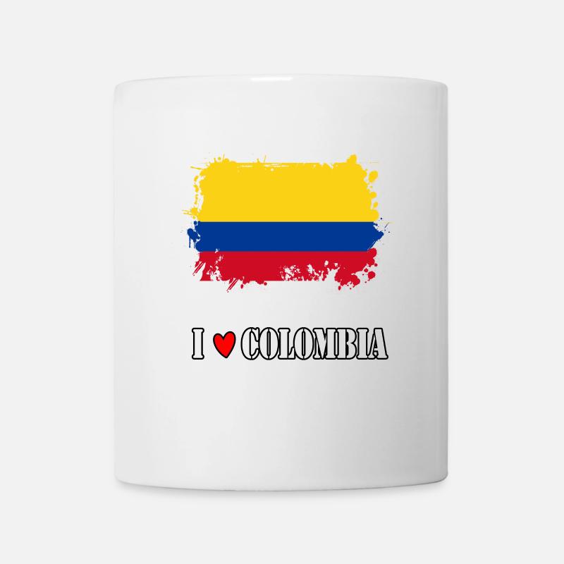 J'aime la Colombie - Mug blanc - blanc
