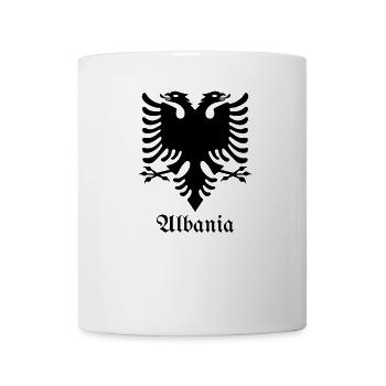 Albanischer Adler „Albanian Pride" - Tasse - Weiß - Vorne