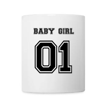 Idée de partenaire pour le maillot cadeau fille numéro 01 numéro 1 - Mug blanc - blanc - Devant
