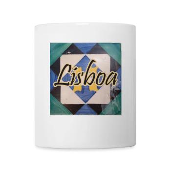 COOL LISBOA LISBON LISBONNE PORTUGAL CARREAUX - Mug blanc - blanc - Devant