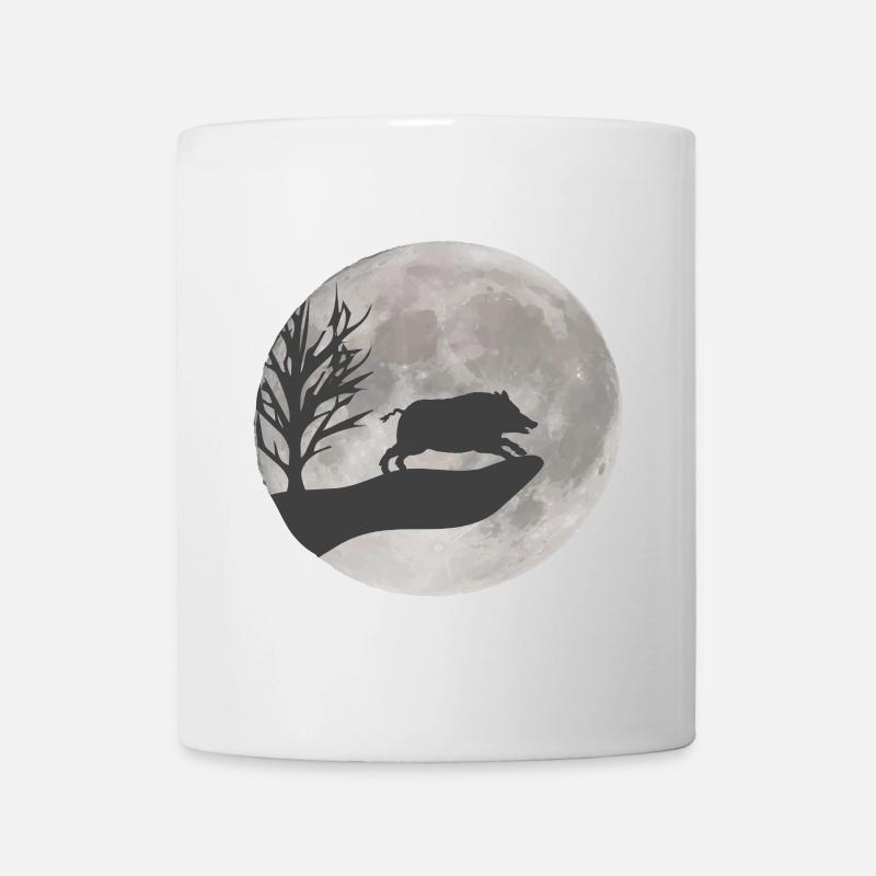 Dessin de sanglier - Mug blanc - blanc